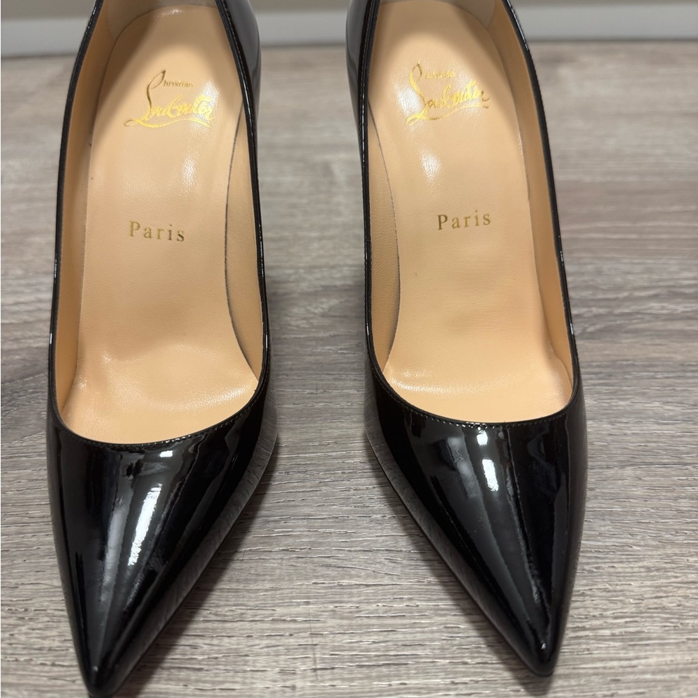 Christian Louboutin Patent Black Heels